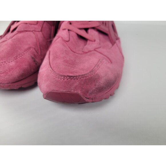 ASICS Women's Size 9 Gel-Kayano Trainer Retro Dark Pink Suede Running Shoe h669l - Picture 3 of 11